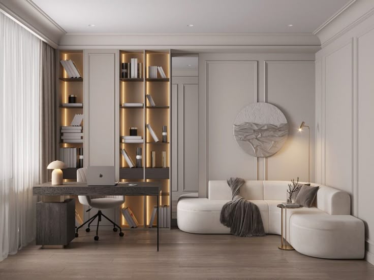 Modern Office Desk – Sleek Workspace Furniture for Small Home Offices