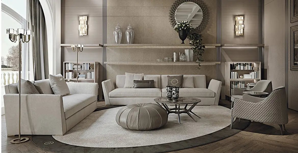 Quilted upholstery Sofa