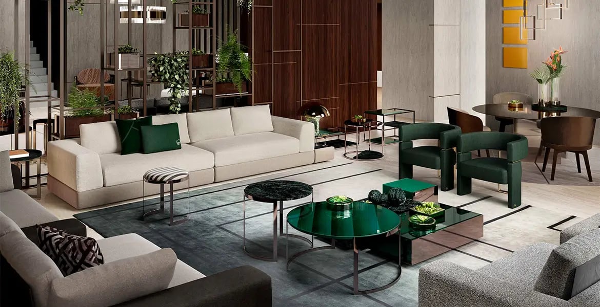 Tripod Base Upholstered Armchair