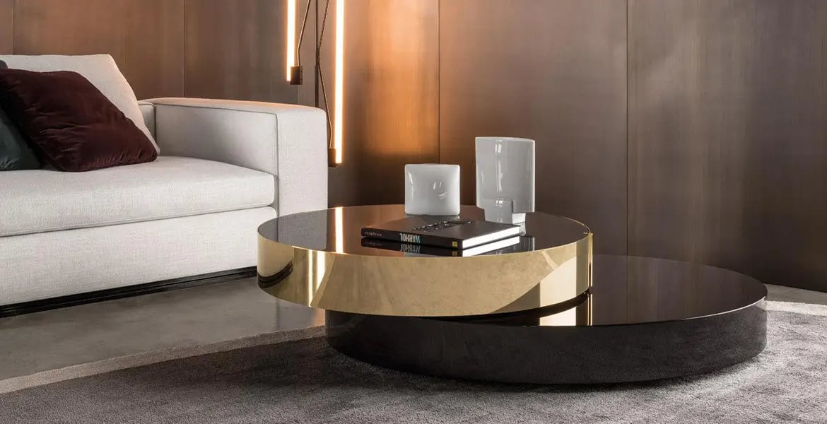 Black and Gold Coffee Table