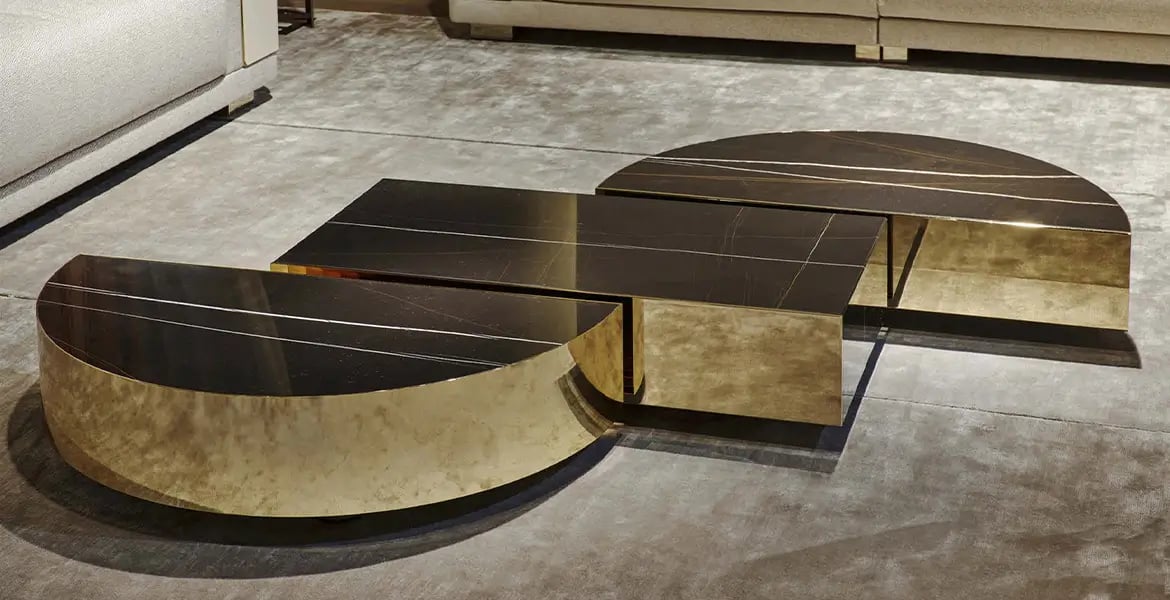 Oval Marble Coffee Table