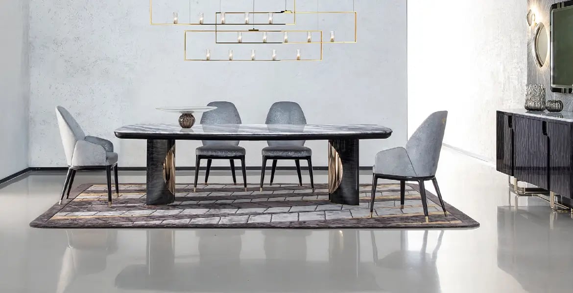 Stainless Steel and Wood Dining Chair