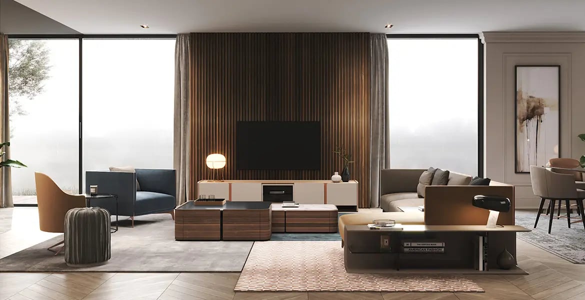 Wood TV Stand