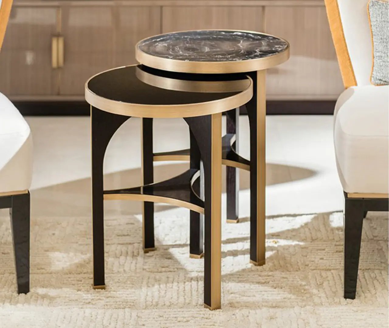 Bold Stone Side Table