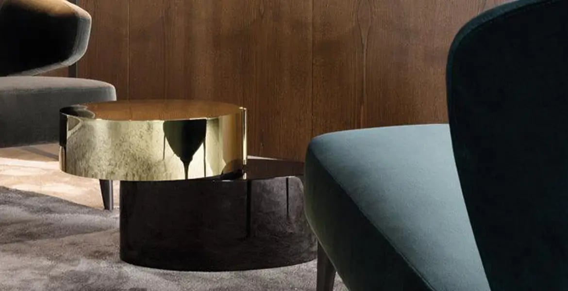 Adjustable Round Side Table