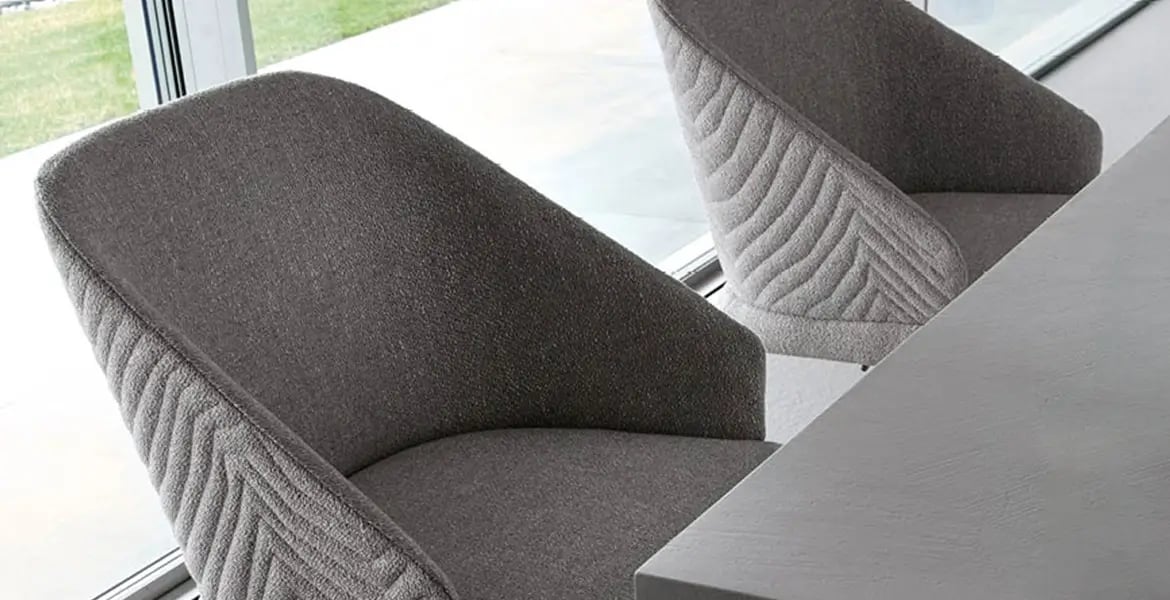 Stainless Steel and Upholstery Bar Stool