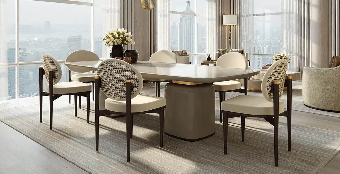BOLD 8-Seaters Dining Table Design