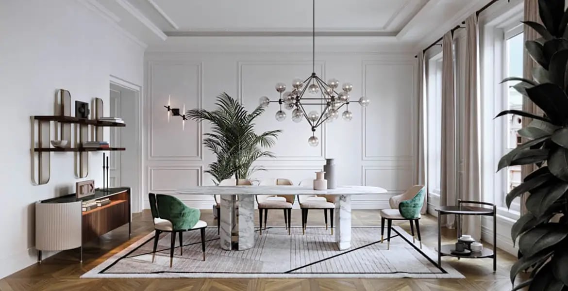 Marble Elegant Dining Table