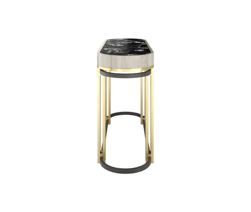 Oval Marble Console Table Design