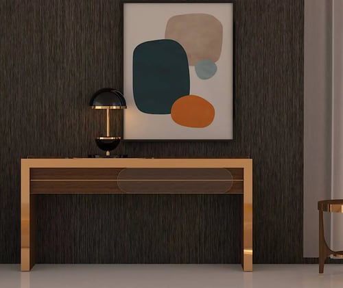 Gold Luxury Console Design