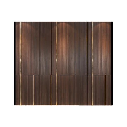 BOLD Wood Venner and Stainless Steel Wall Cladding