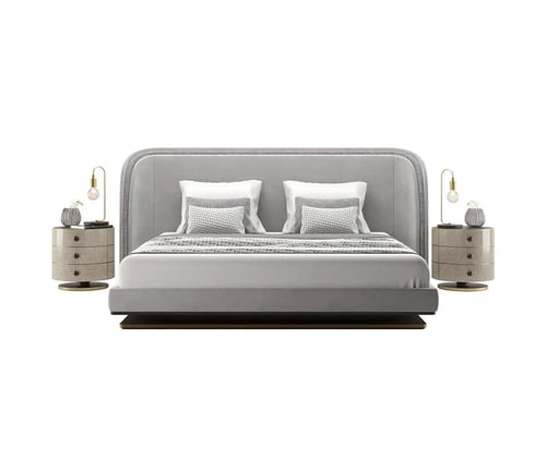Bold Velvet Bed