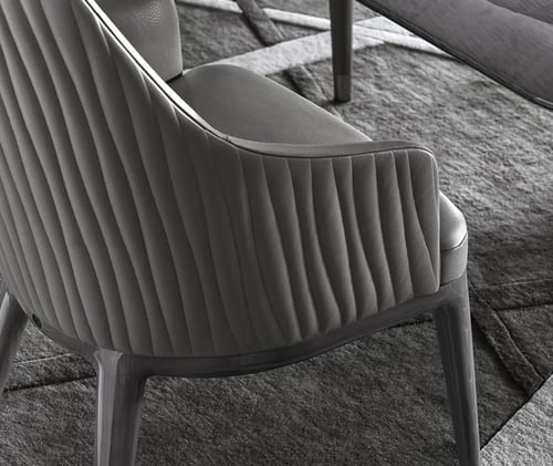Wood and Upholstery Dining Chair
