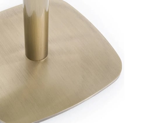 Central Column Base Marble Side Table