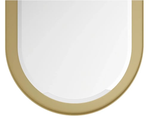 Gold Oval Mirror