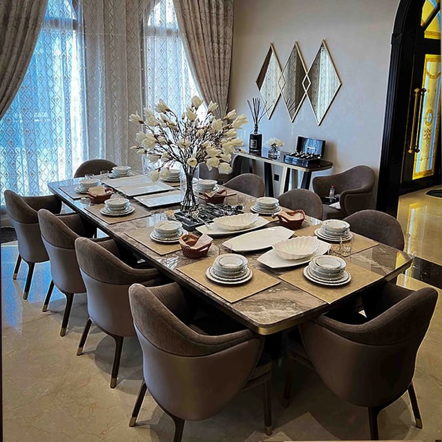 Custom Luxury Dining Room Furniture Design In Dubai