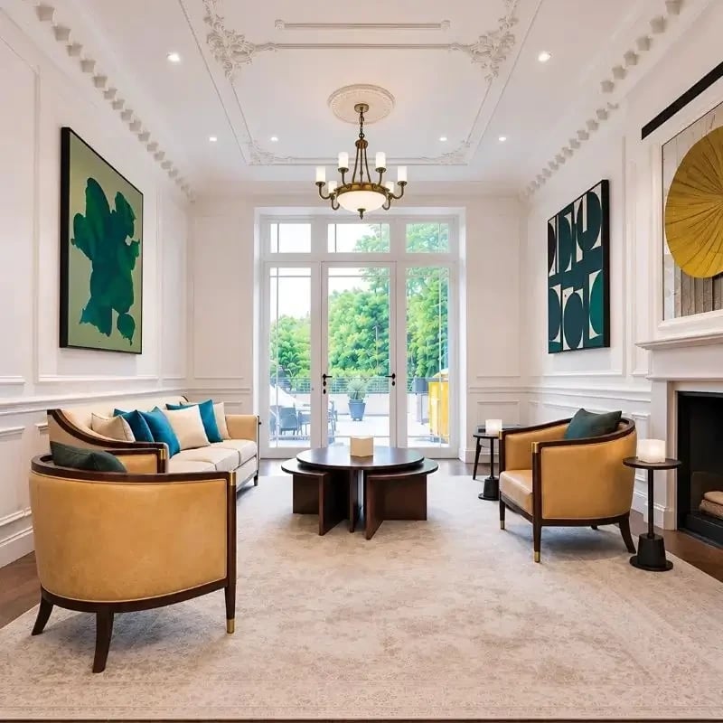 Custom Neoclassical Furniture for a Penthouse in London, UK