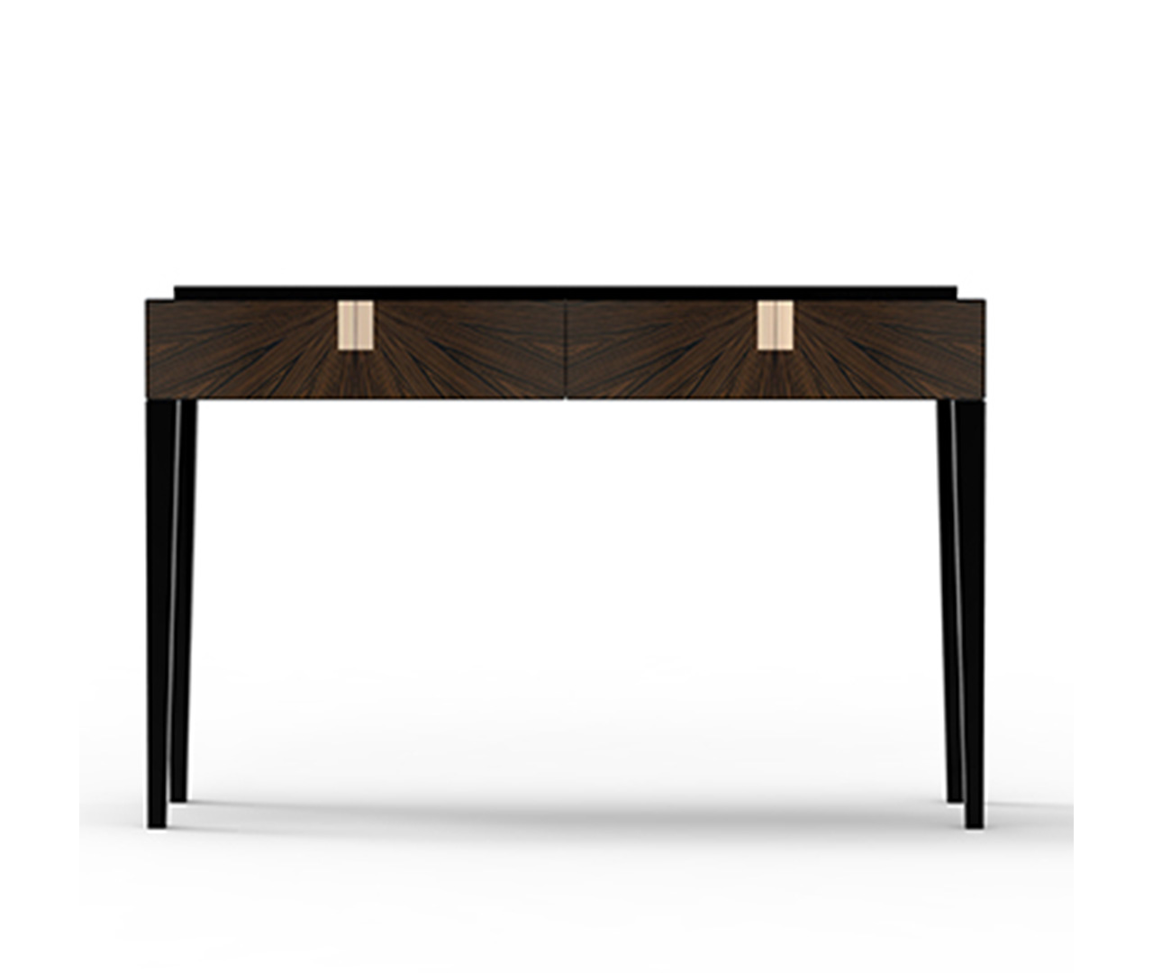 Two Patterned Drawers Console