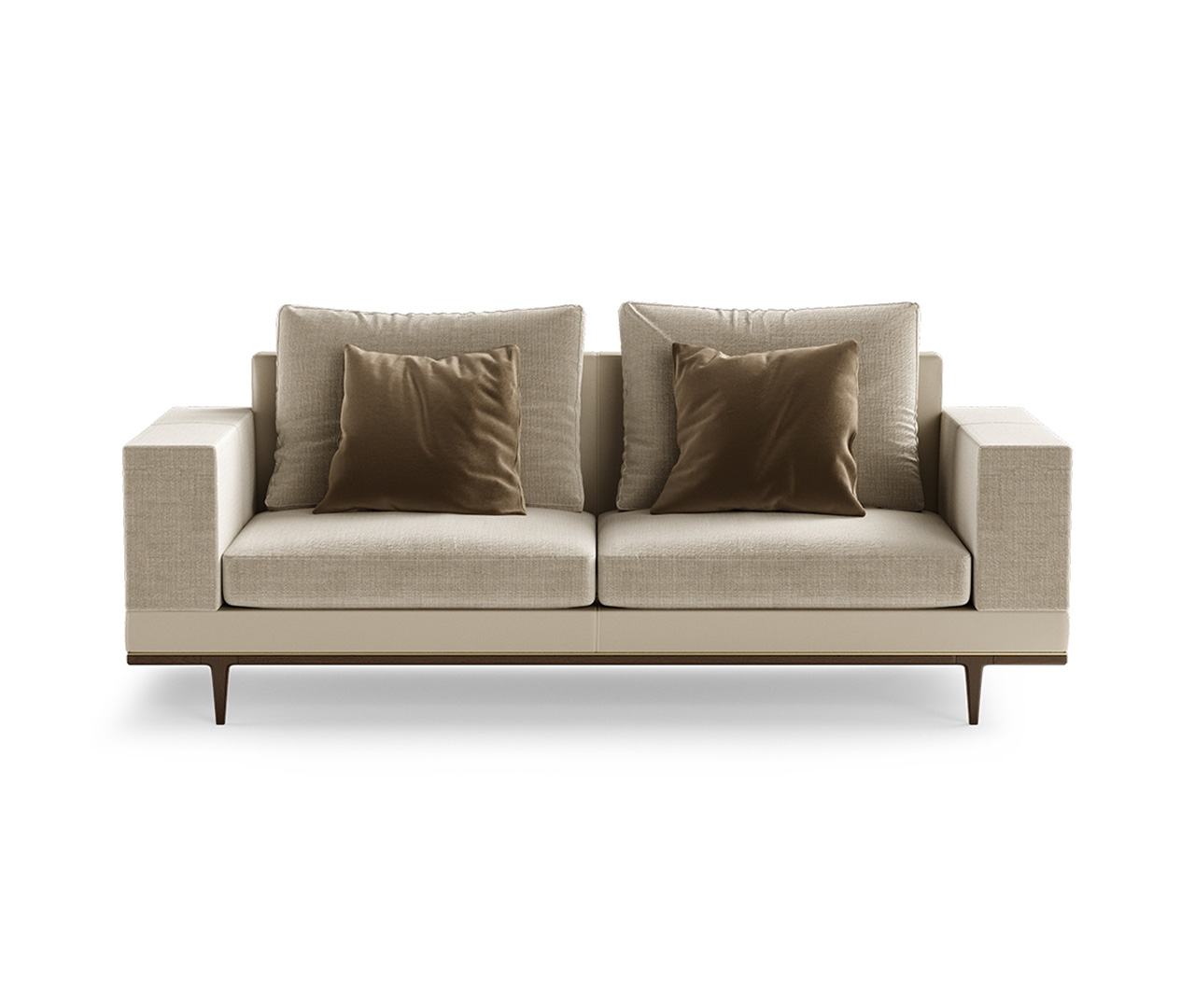 Wooden Legs Upholstered Sofa