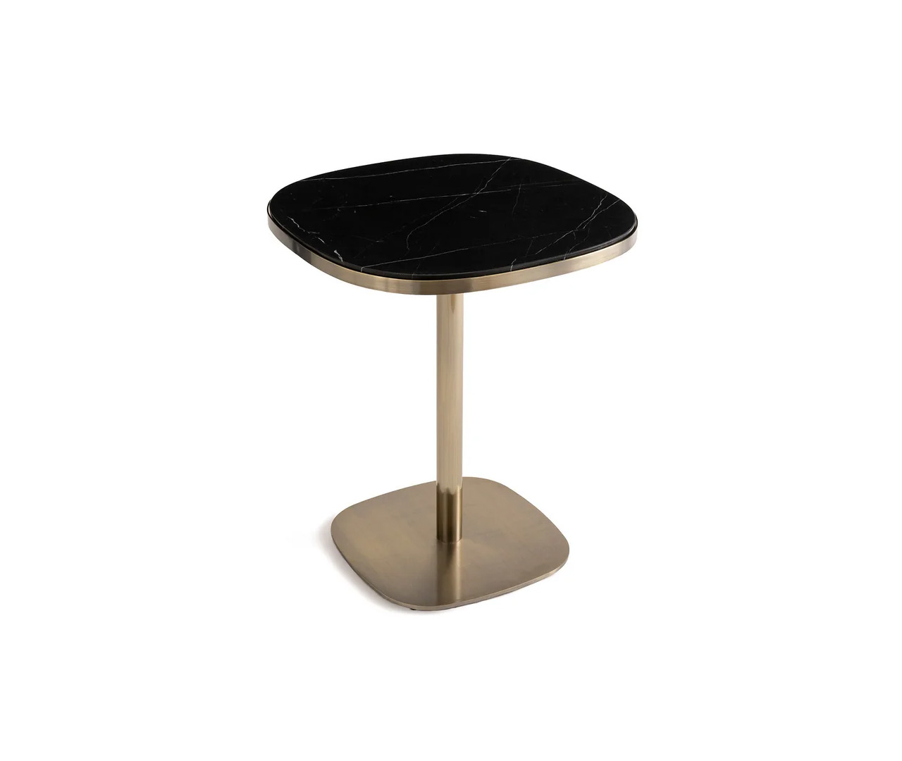 Central Column Base Marble Side Table