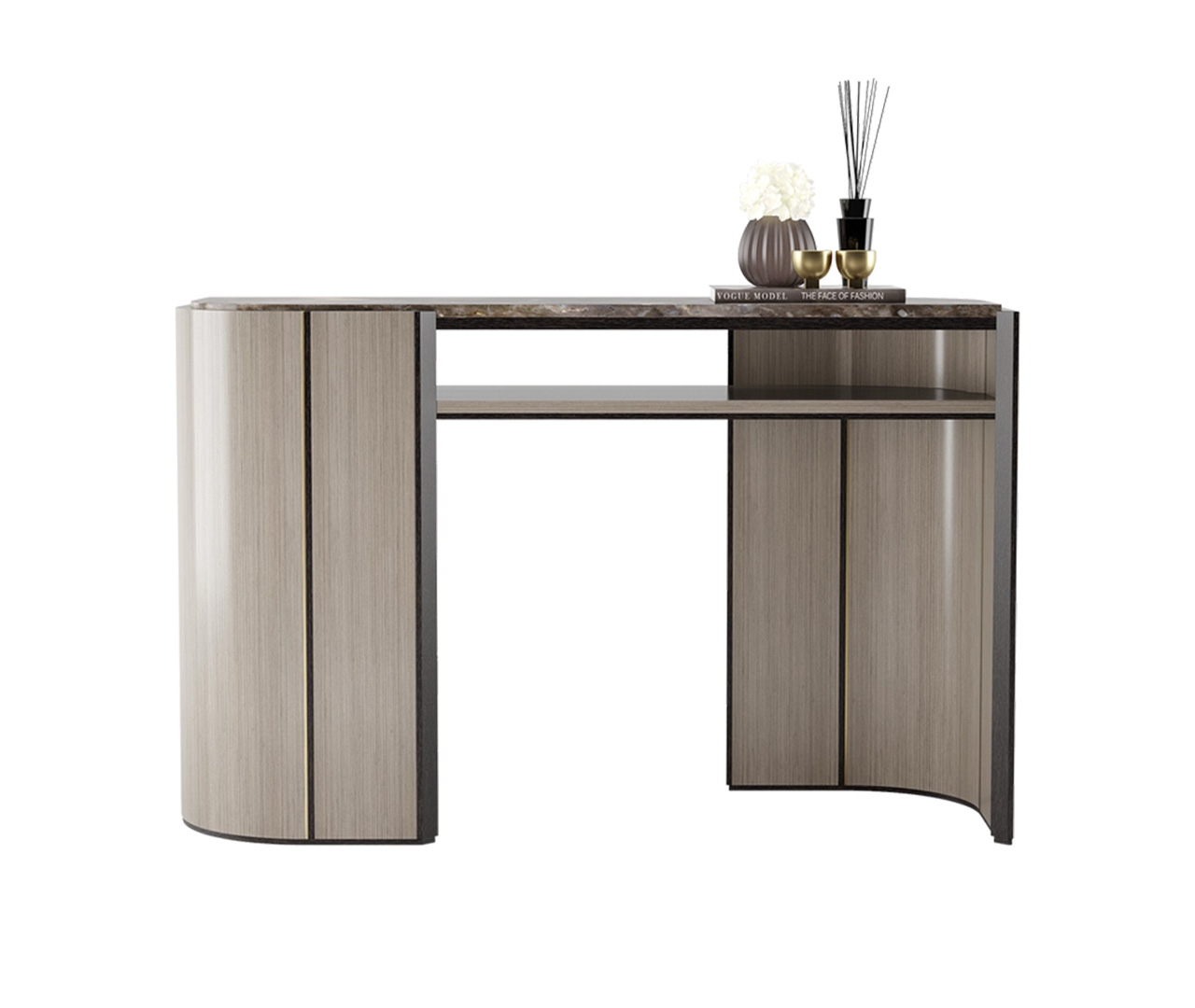 Curved Legs Console