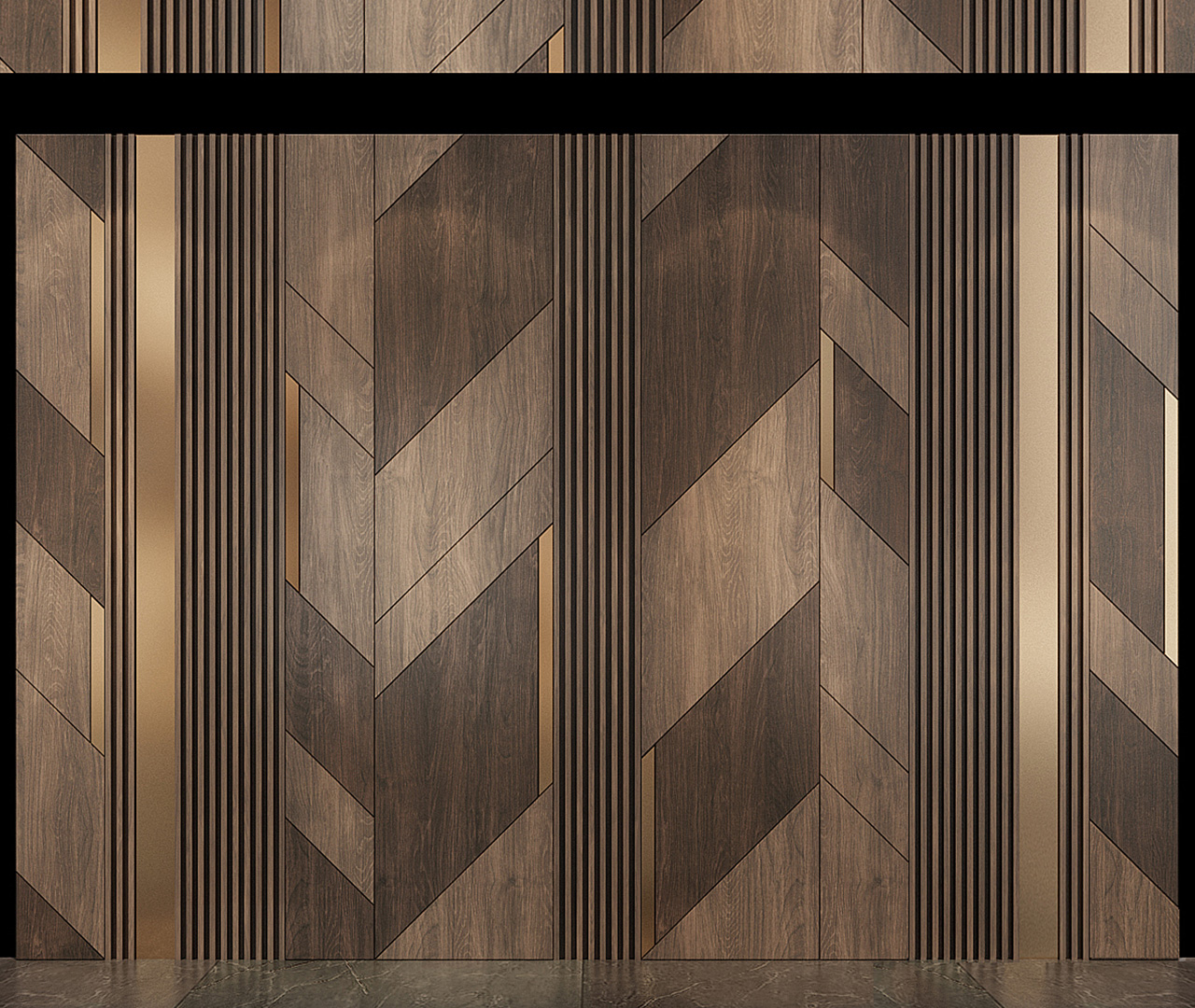 BOLD Wood and Stainless Steel Wall Cladding