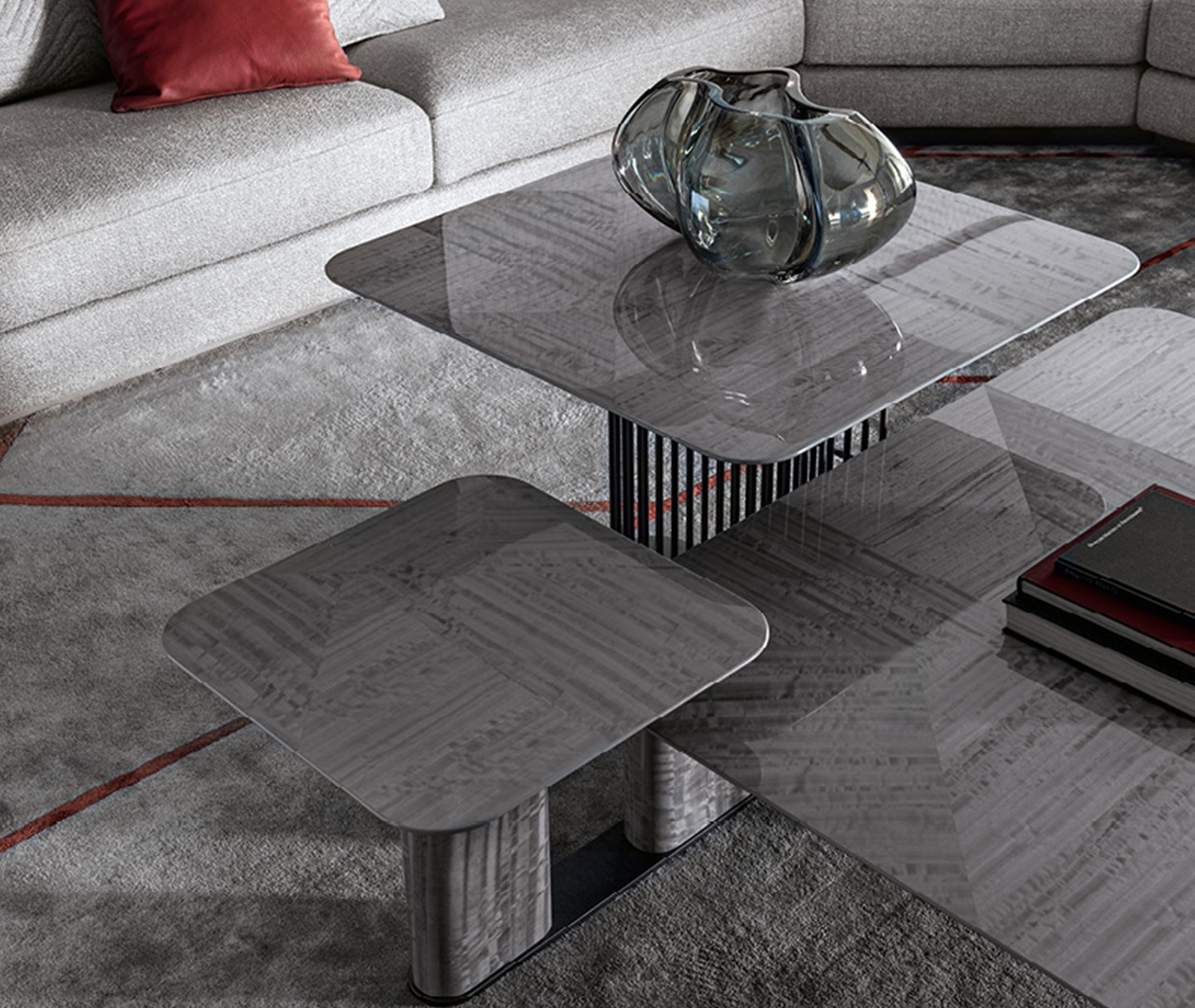 Grey Composition Coffee Table