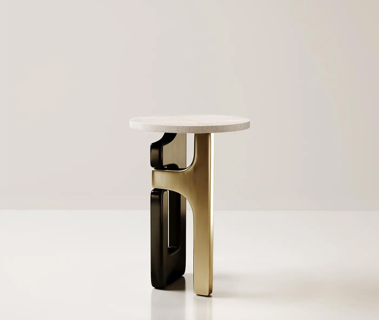 Interlocked Legs Side Table