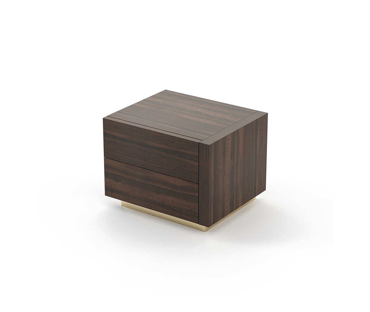 Cube Wooden Bedside Table