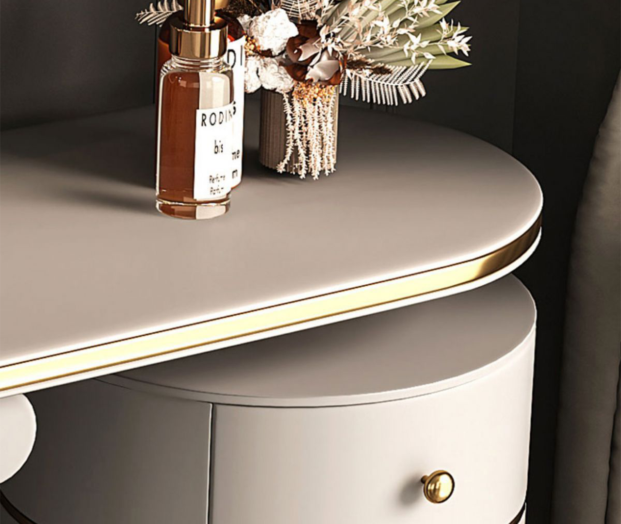 Luxurious Upholstery Dresser