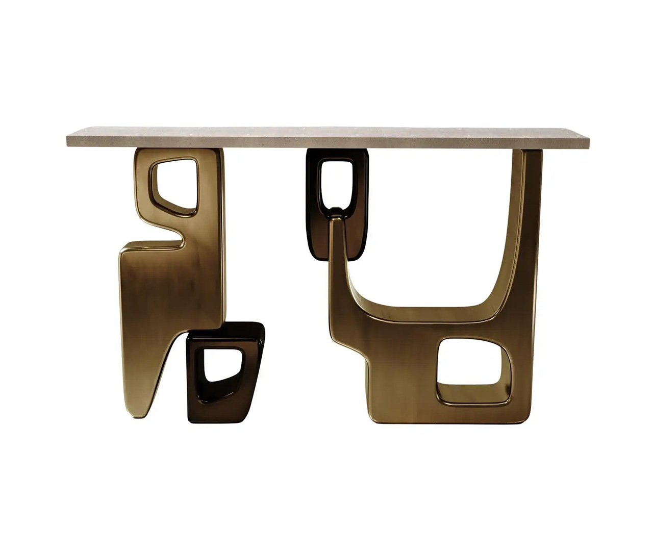 Red Modern Console Table