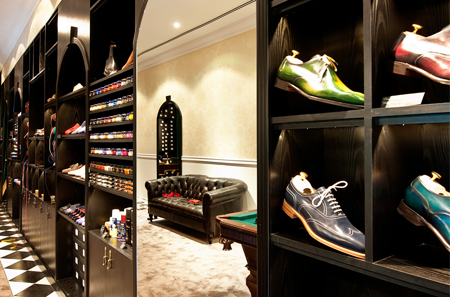 Dubai Mall's VIP Store: The Cobbler Store Design by Bold Bespoke Design