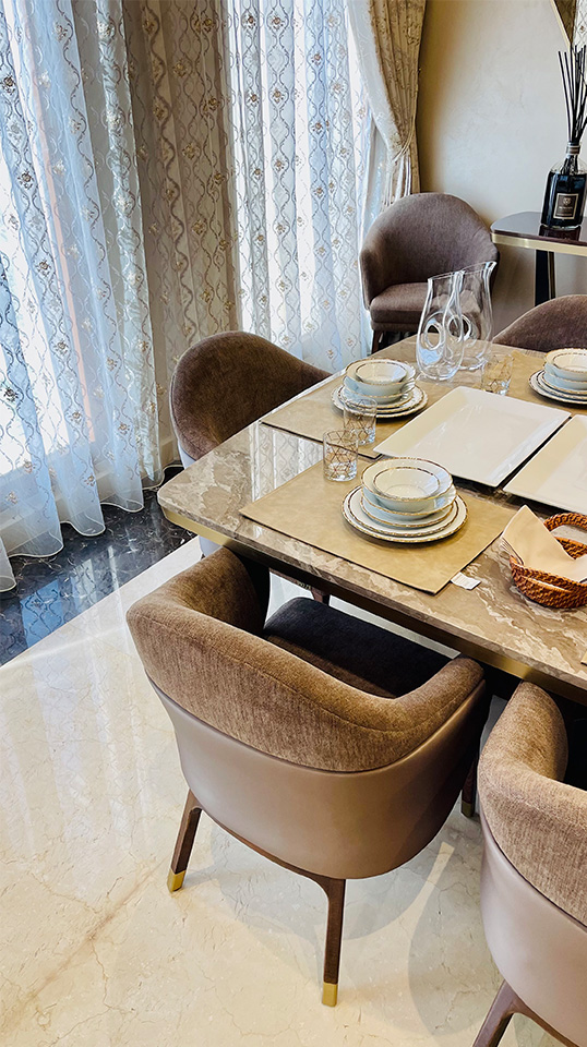 BOLD's Luxurious Dining Table Design in Dubai