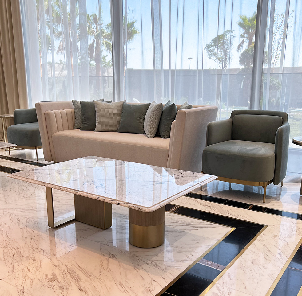 Custom Furniture for Modern Women's Majlis in Abu Dhabi