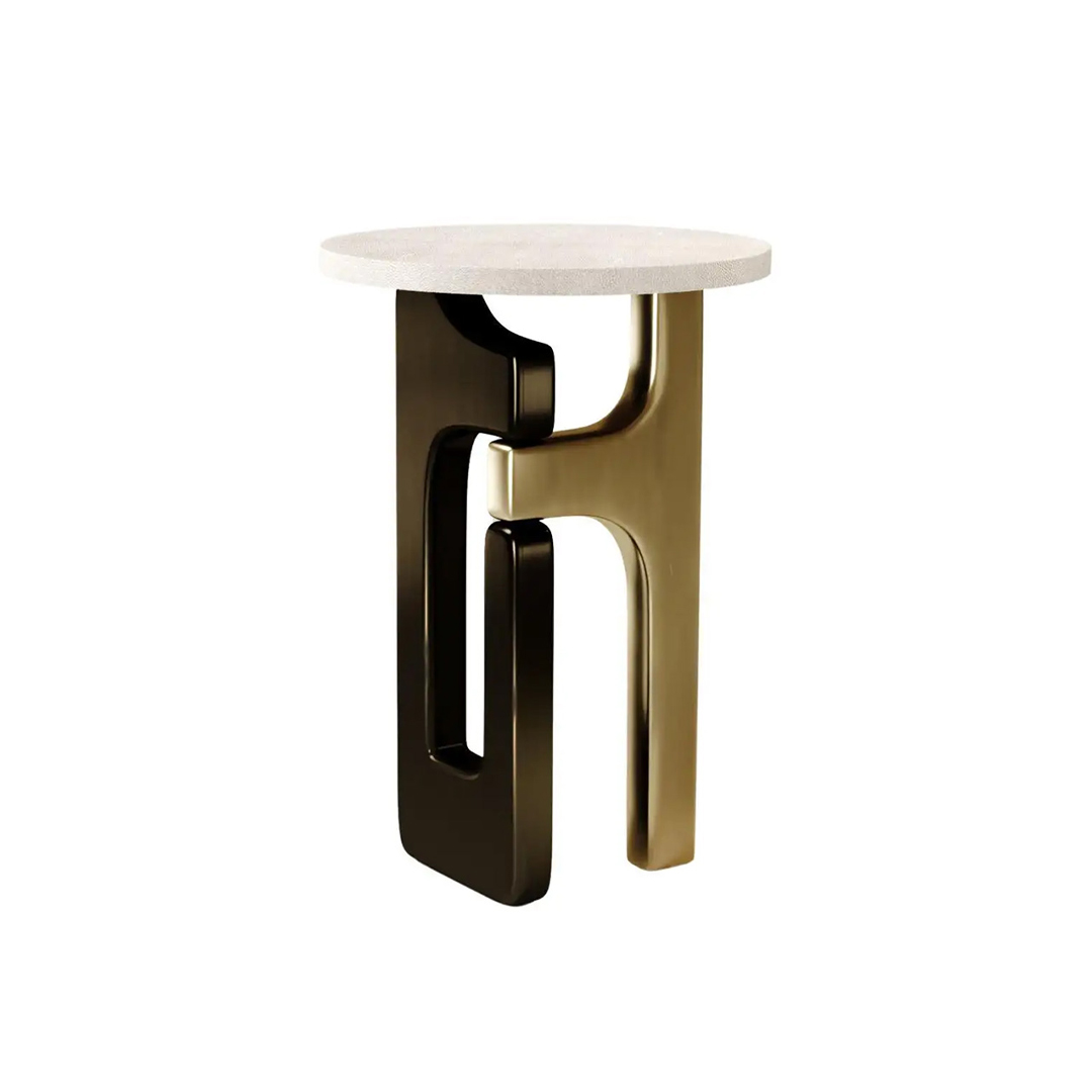 Interlocked Legs Side Table