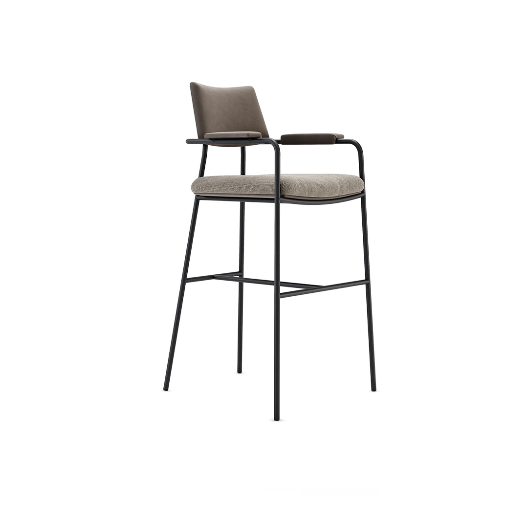 Modern Stainless Steel Bar Stool