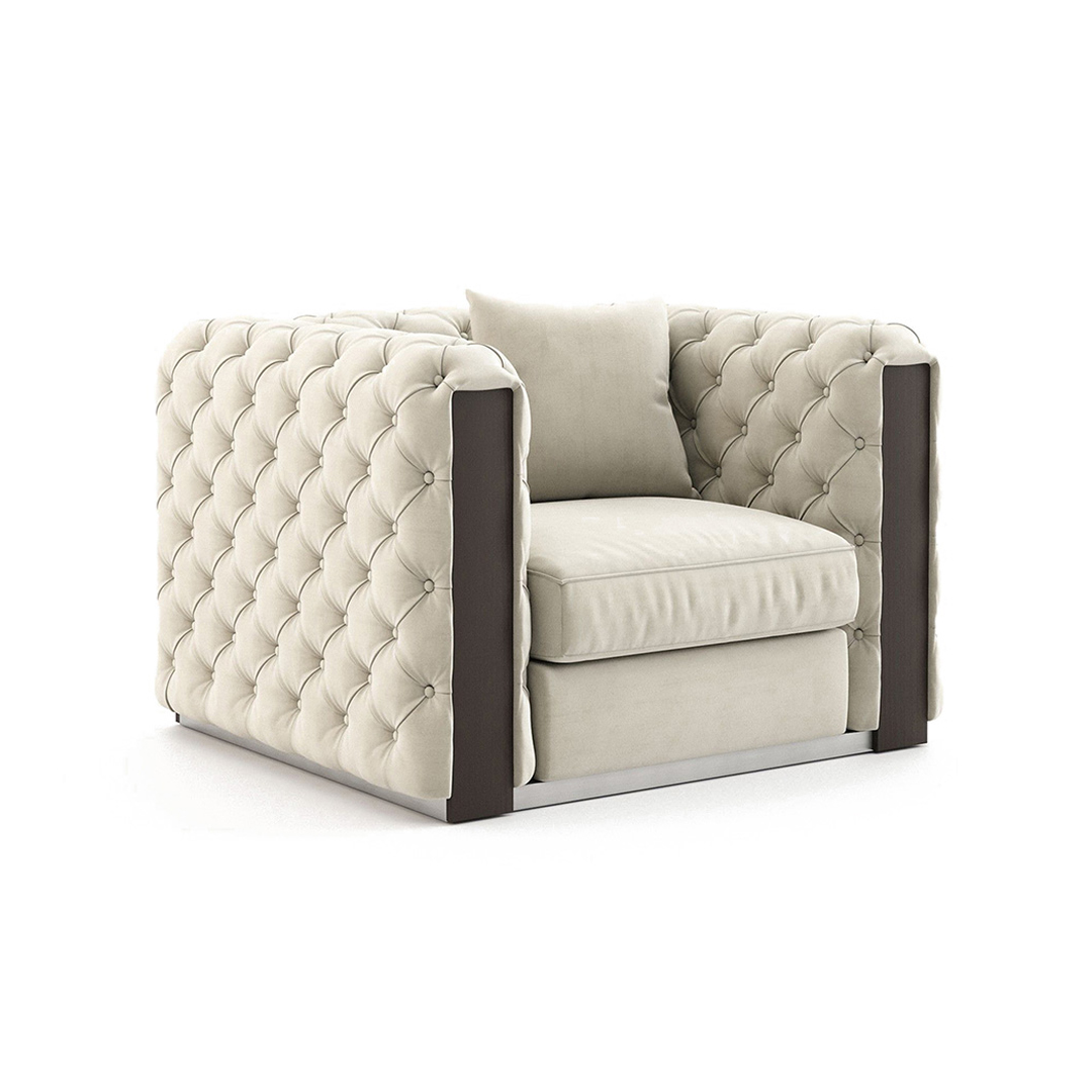 Capitone Buttons Armchair