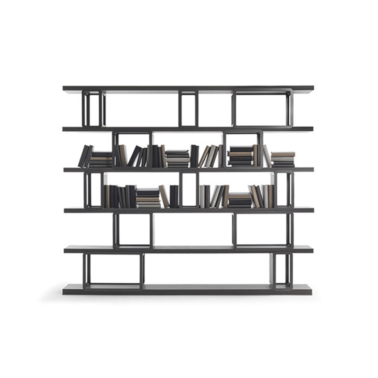 Black Lacquer Shelving Unit