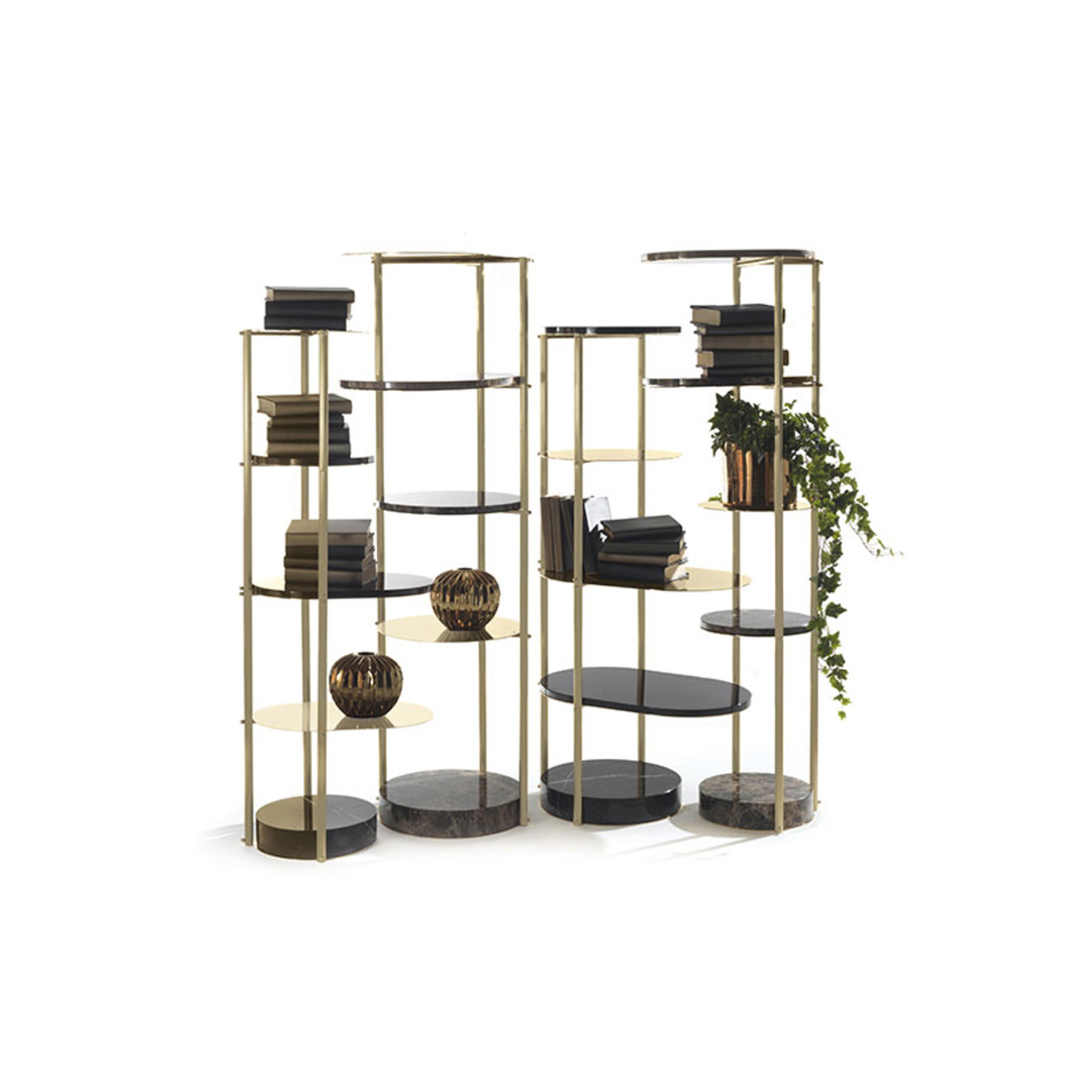 Marble Base Shelving Unit