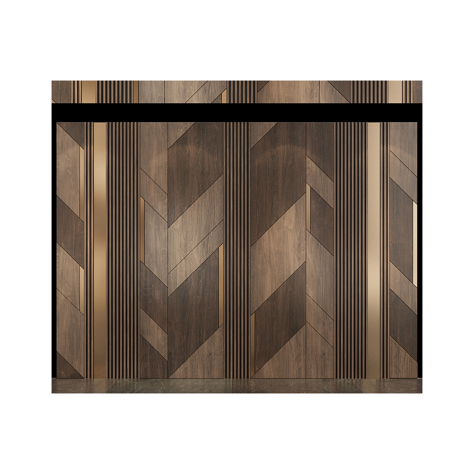 BOLD Wood and Stainless Steel Wall Cladding