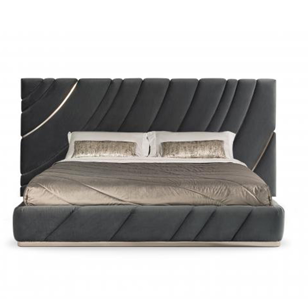 Metallic Details Bed