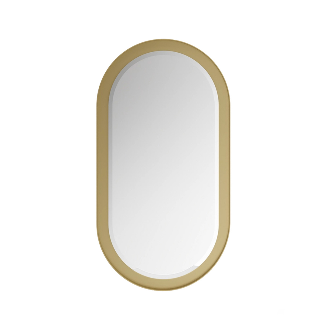 Gold Oval Mirror