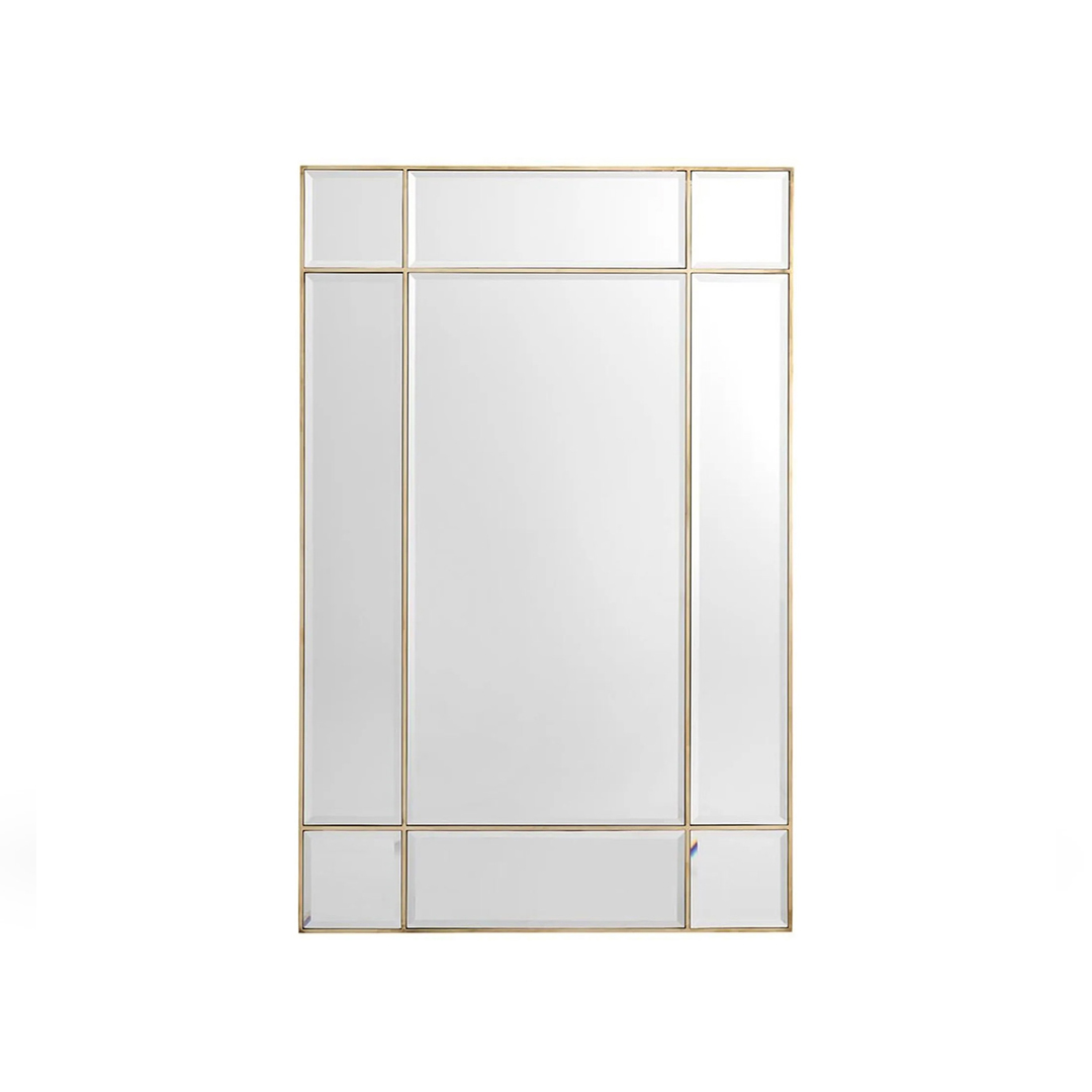 Gold Rectangular Mirror