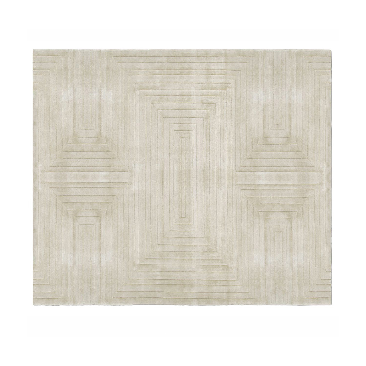 White Square Carpet