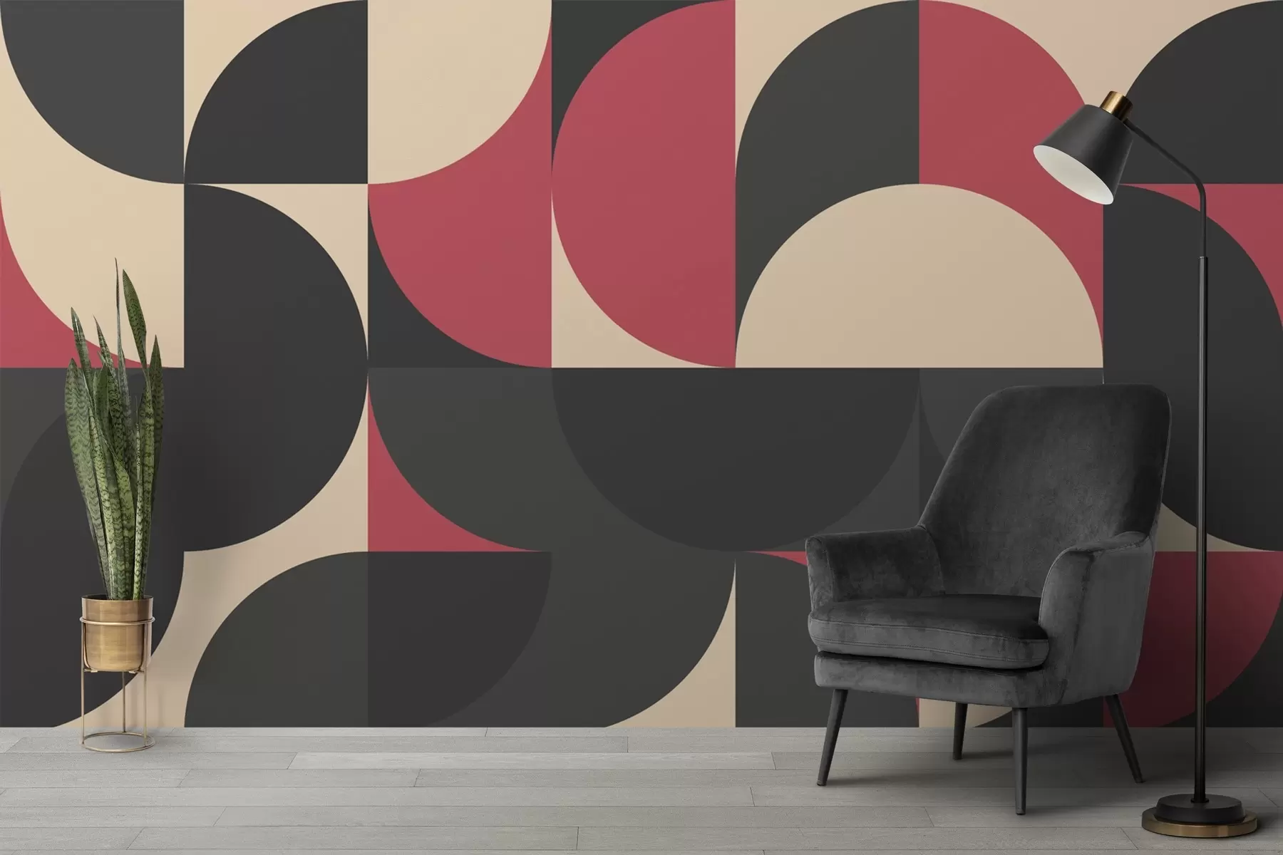 Geometric Wallpaper Design