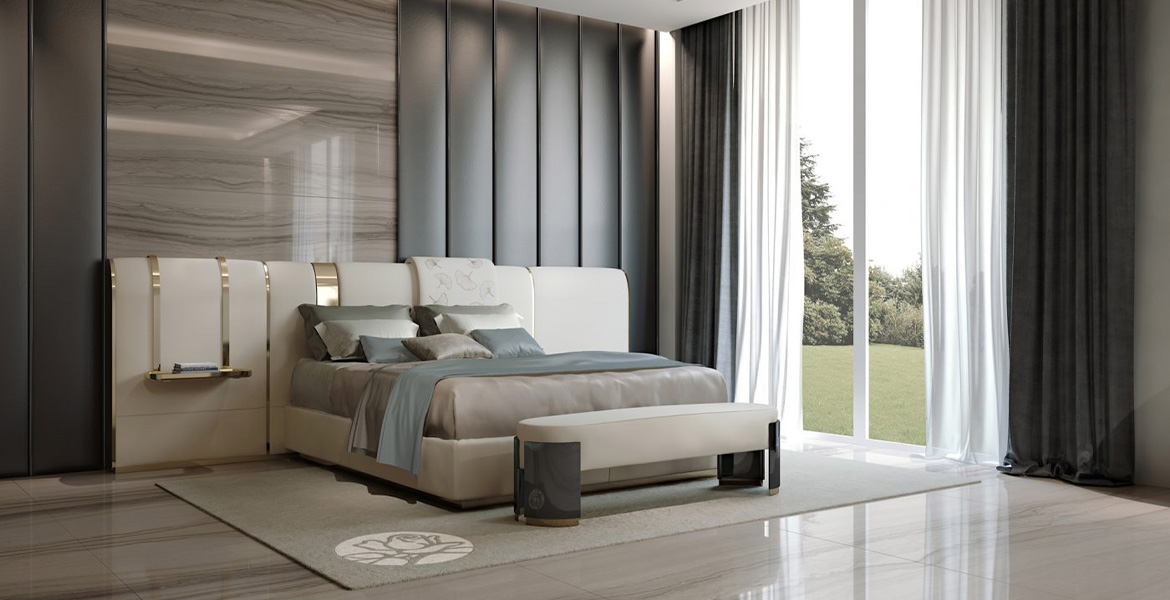 Hotel Bedroom Design with headboard from BOLD Bespoke Design