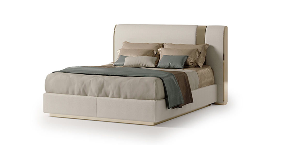 Bold Leather Upholstered Bed