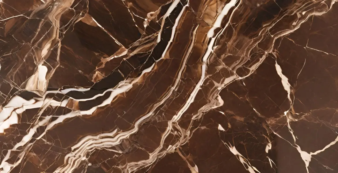 Rich Emperador Marble with Deep Brown Tones and Striking White Veins – Ideal for Classic and Luxurious Interiors.