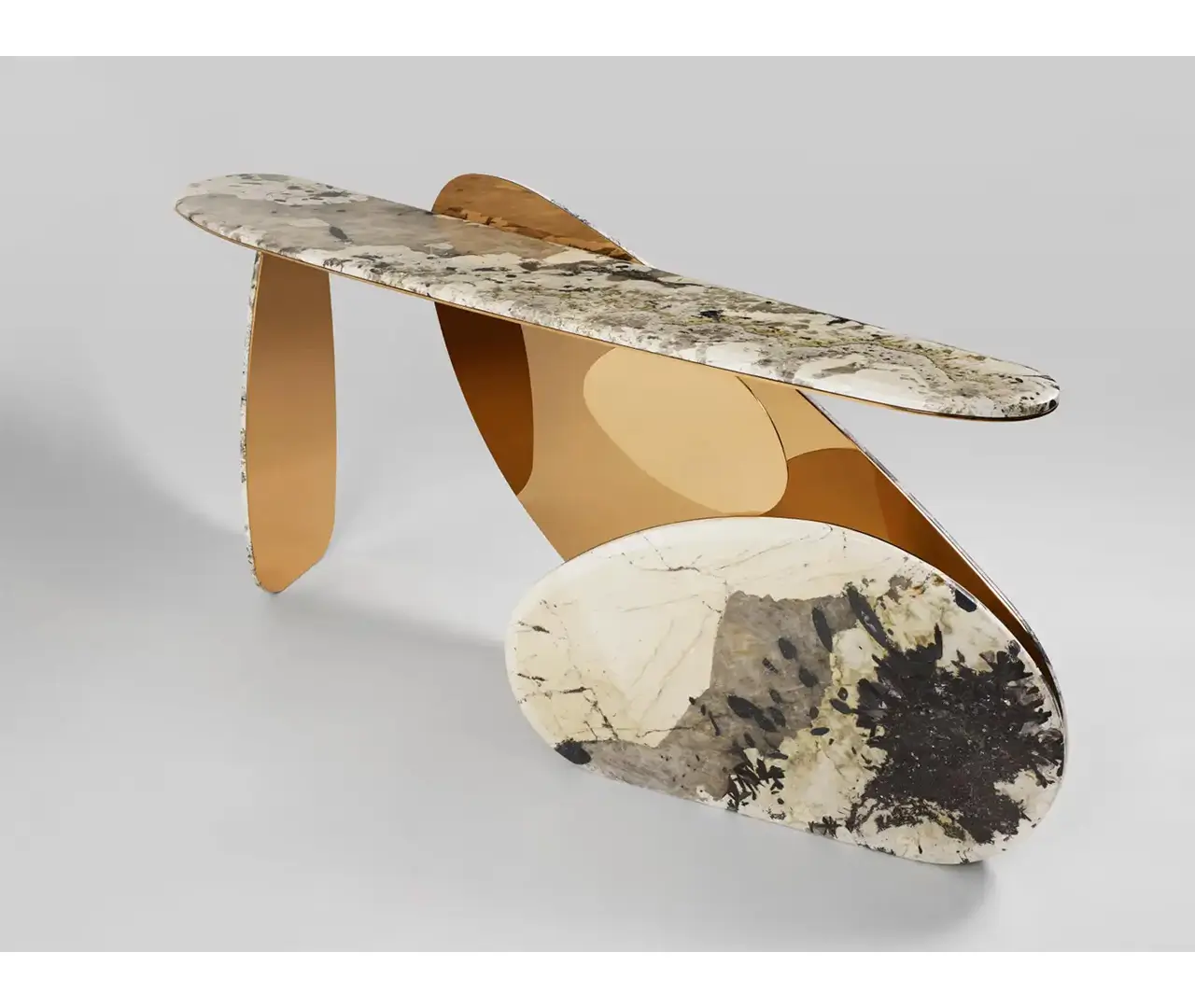 Contemporary Sculptural Console