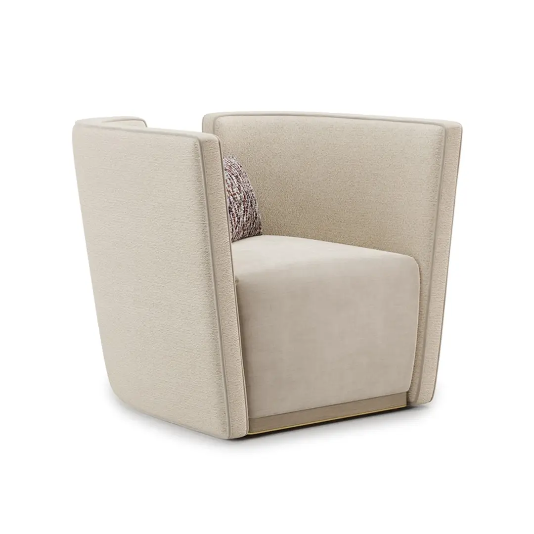 Bold Wrap-Around Armchair